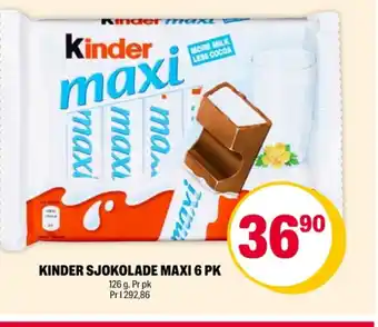 Coop Extra Maxi sjokoladebar tilbud