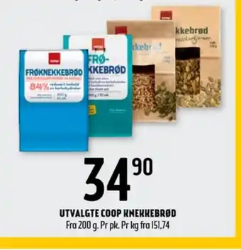 Coop Prix Coop knekkebrød tilbud