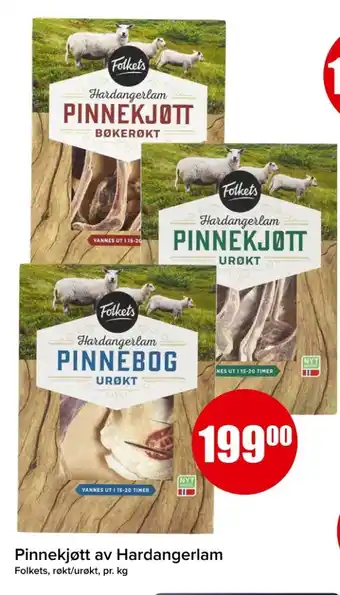 Eurospar Folkets pinnekjøtt tilbud