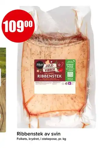 Eurospar Folkets ribbe tilbud