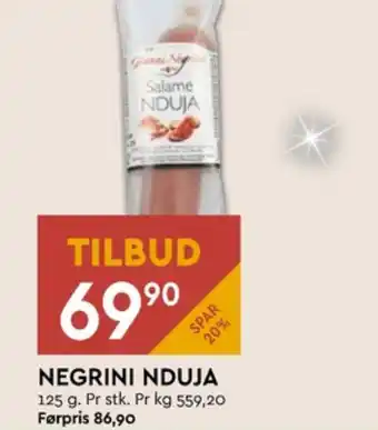 Coop Mega Nduja salami tilbud