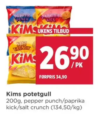 Meny Kims chips tilbud