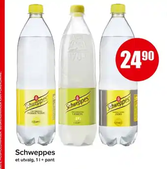 Eurospar Schweppes lemon brus tilbud