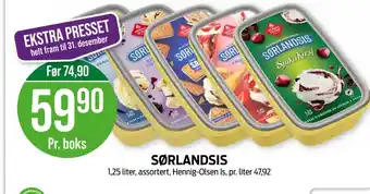 Kiwi Sørlandsis is tilbud