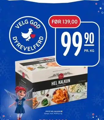 Rema 1000 Stange kalkun tilbud