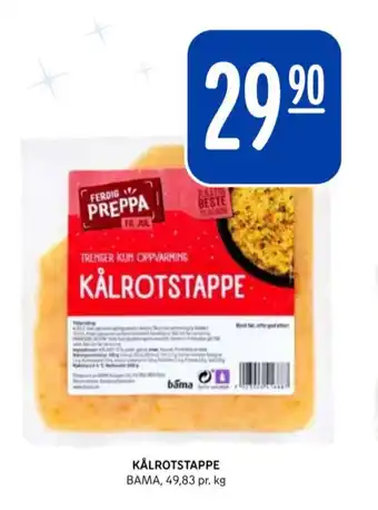 Rema 1000 Bama kålrotstappe tilbud