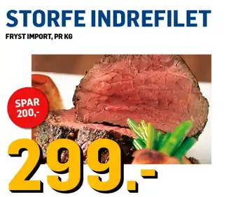 Price Lagerbutikk STORFE INDREFILET tilbud
