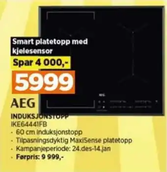 POWER INDUKSJONSTOPP IKE64441FB tilbud