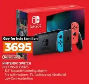 POWER NINTENDO SWITCH NSCONSOLERBV3 tilbud