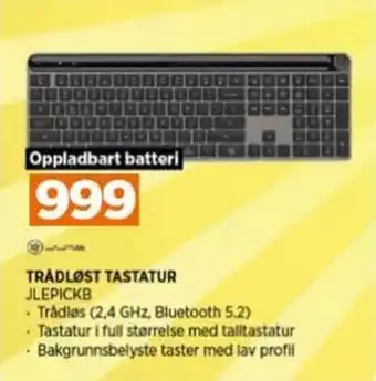 POWER TRÅDLØST TASTATUR JLEPICKB tilbud