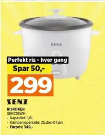 POWER RISKOKER SERC18WH tilbud