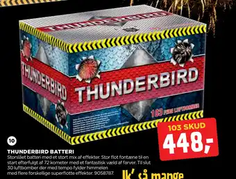jem & fix THUNDERBIRD BATTERI tilbud