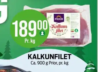 Kiwi KALKUNFILET Ca. 900 g Prior, pr. kg tilbud