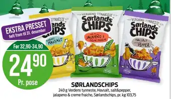 Kiwi SØRLANDSCHIPS tilbud