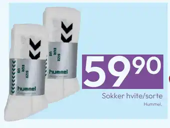 Gigaboks Sokker hvite/sorte tilbud