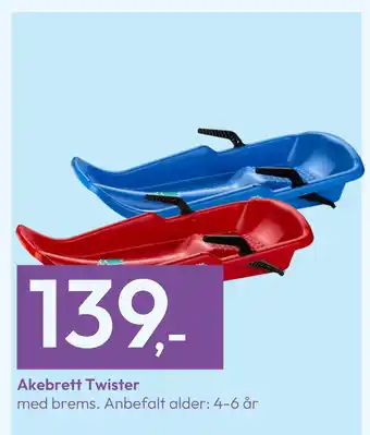 Gigaboks Akebrett twister tilbud
