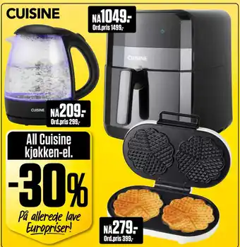Europris All cuisine kjøkken-el tilbud