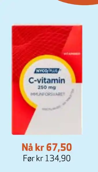 Apotek 1 En mengde kosttilskudd fra nycoplus tilbud