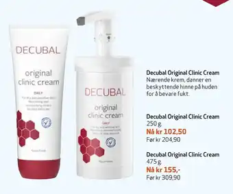 Apotek 1 Decubal original clinic cream tilbud