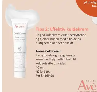 Apotek 1 Avène cold cream tilbud