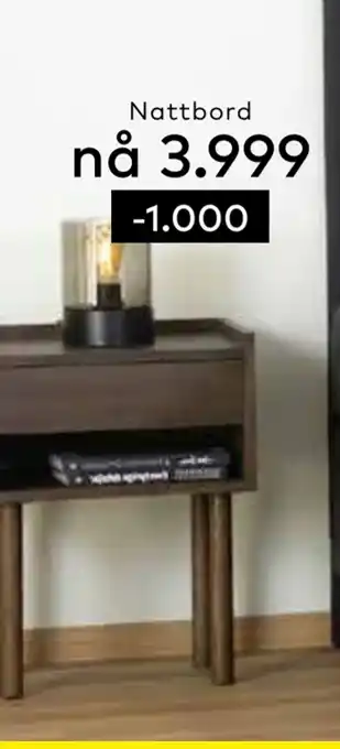 Skeidar Nattbord tilbud