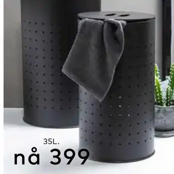 Orion skittentøyskurv med lokk