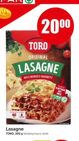 Spar Lasagne tilbud