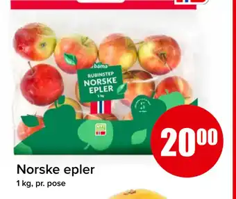 Spar Norske epler tilbud