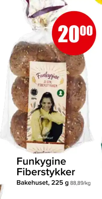 Spar Funkygine fiberstykker tilbud
