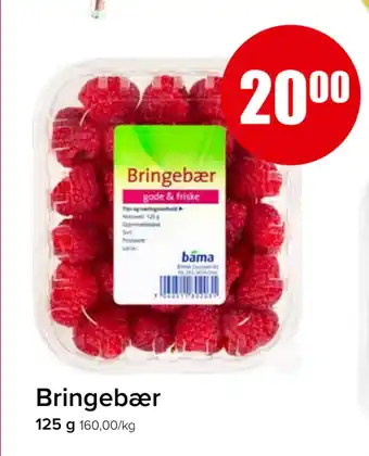 Spar Bringebær tilbud