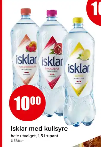 Spar Isklar med kullsyre tilbud