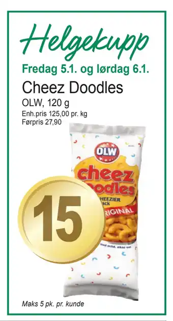 Joker Cheez doodles tilbud