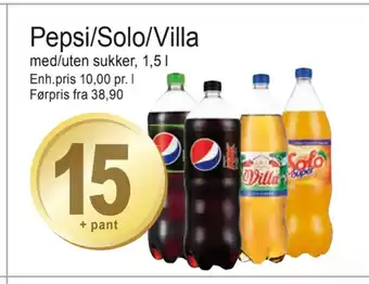 Joker Pepsi/solo/villa tilbud