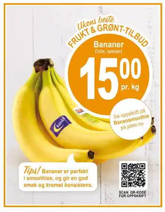 Joker Bananer tilbud