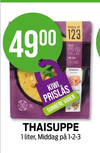 Kiwi Thaisuppe tilbud