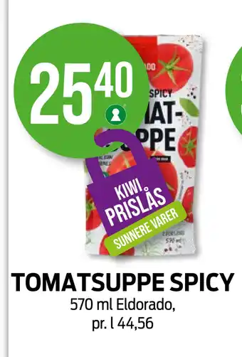 Kiwi Tomatsuppe spicy tilbud