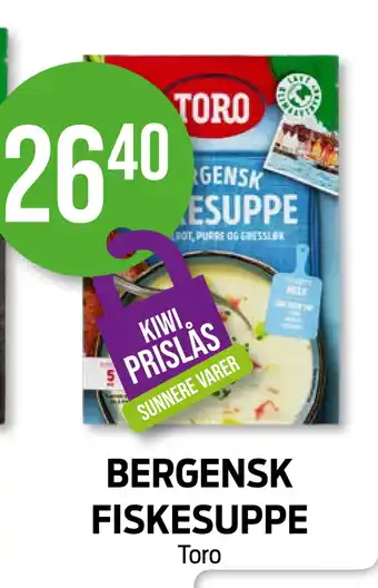 Kiwi Bergensk fiskesuppe tilbud