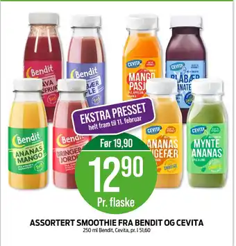 Kiwi Assortert smoothie fra bendit og cevita tilbud