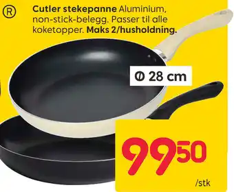 Rusta Cutler stekepanne tilbud
