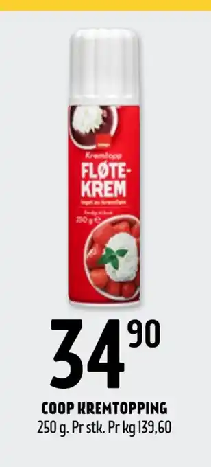Coop Prix Coop kremtopping tilbud