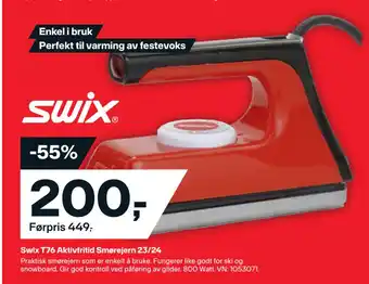XXL Sport Swix t76 aktivfritid smørejern 23/24 tilbud