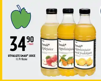 Coop Prix Utvalgte smak* juice tilbud