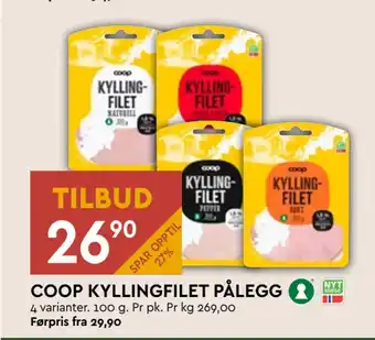 Coop Mega Coop kyllingfilet pålegg tilbud