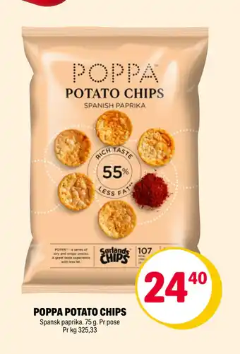 Coop Extra Poppa potato chips tilbud