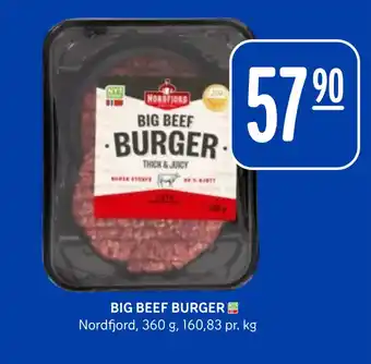 Rema 1000 Big beef burger tilbud