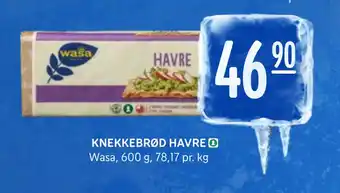 Rema 1000 Knekkebrød havre tilbud