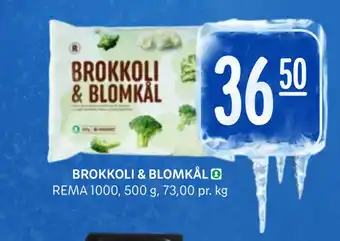 Rema 1000 Brokkoli & blomkål tilbud
