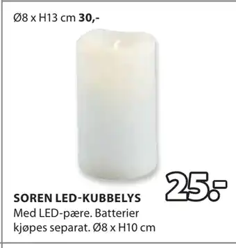JYSK Soren led-kubbelys tilbud