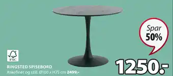 JYSK Ringsted spisebord tilbud