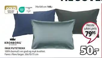 JYSK Inge putetrekk tilbud